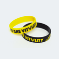 Bracelet Vitality noir et jaune 
