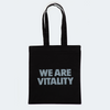 Tote bag noir We are Vitality