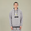 Vitality print hoodie grey